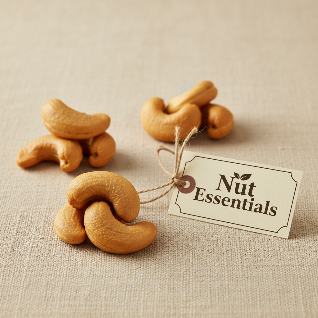 4 Piece Cashews with Brand Label