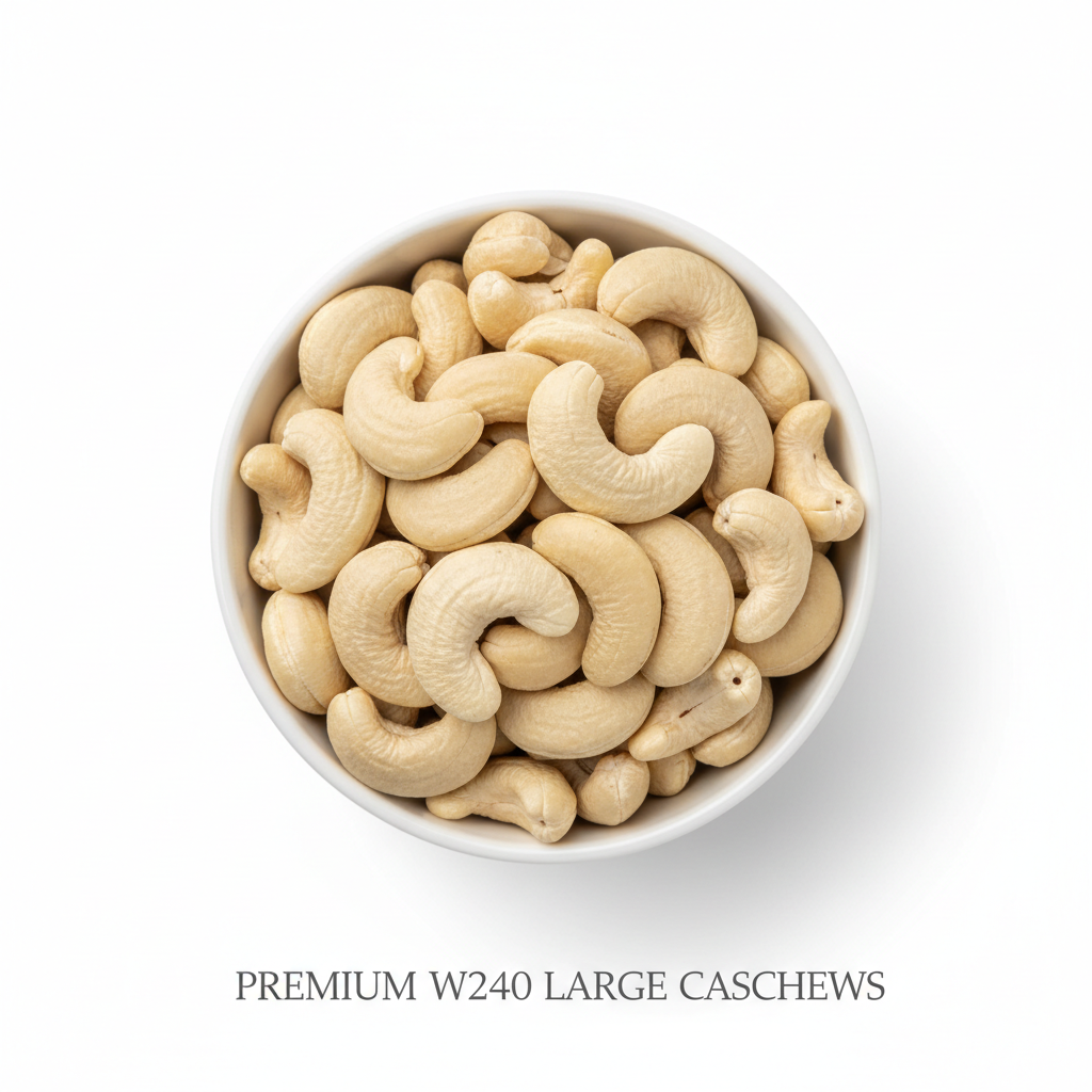 Premium Cashew W240 - Large Whole Cashews