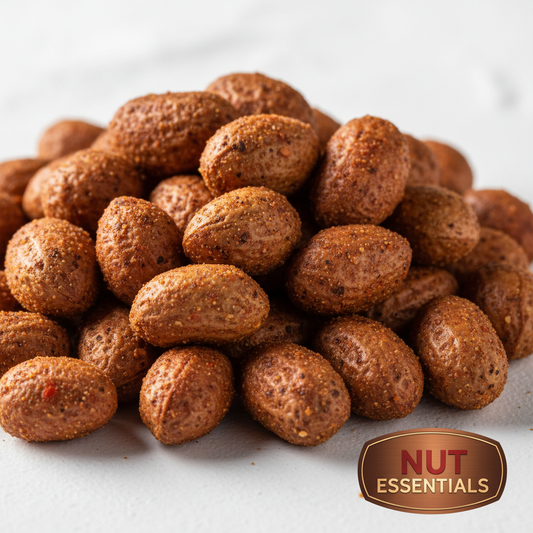 Premium BBQ peanuts with smoky seasoning - Nut Essentials