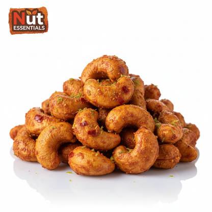 Premium sriracha lime cashews with spicy seasoning - Nut Essentials
