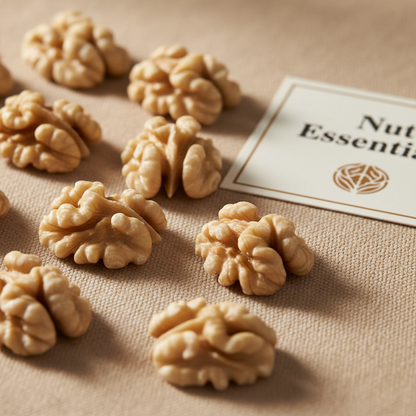 Realistic Premium White Walnut with Brand Label