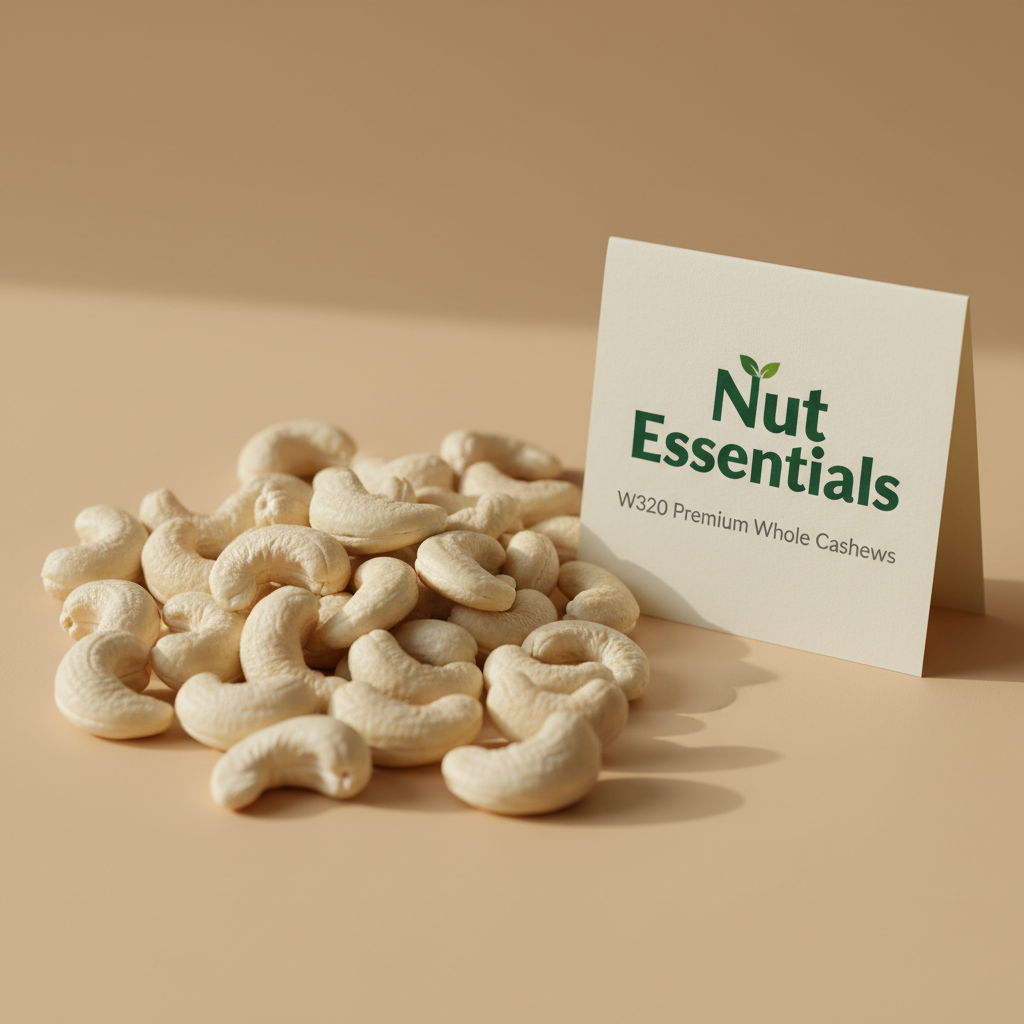 W320 Cashews with Brand Label